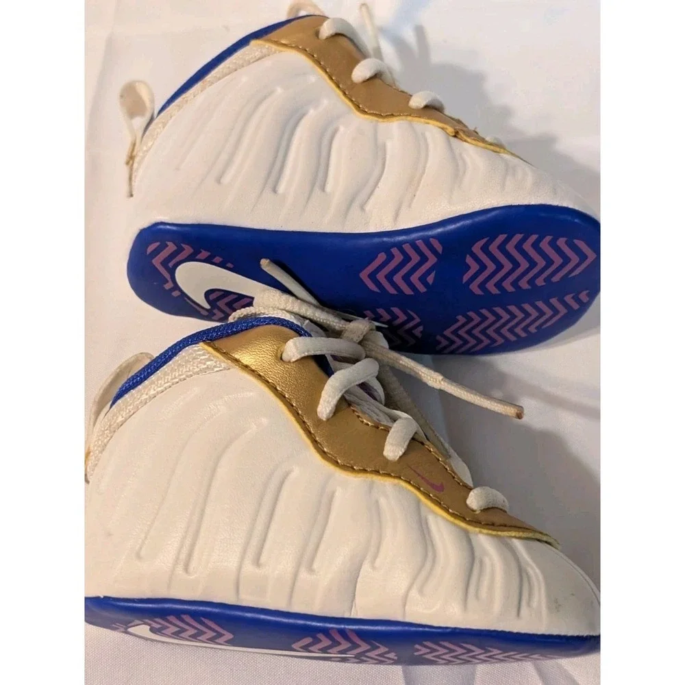 RARE Nike Lil' Posite One Peanut Butter Jelly Colors, 644790-103 Size 2C